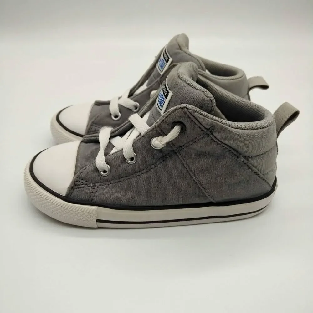 Converse Chuck Taylor All Star Hi Grey Casual Sneakers Infant Size 10 Baby Shoes